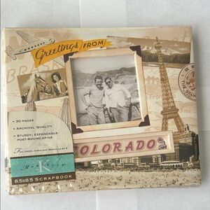 Marcella 8.5 by 8.5 Travel Photo Album Scrapbook